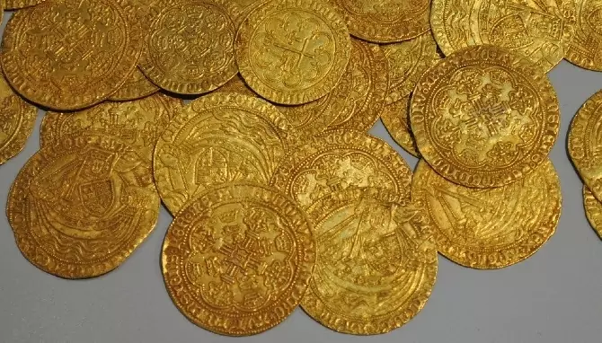 Ancient gold coins